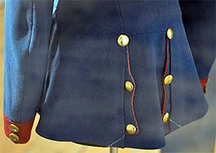 Rückansicht Infanterierock um 1866