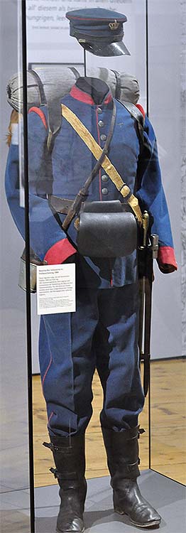 Bayerischer Infanterist im Feld 1866