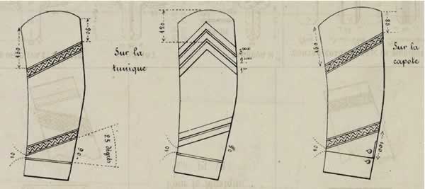 Abzeichen der Infanterie nach Dekret 1867 Abzeichen der Infanterie nach Dekret 1867