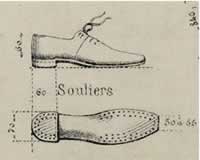Schuhe der Infanterie (Dekret von 1867) Schuhe der Infanterie (Dekret von 1867)