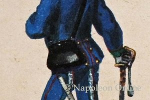 Infanterie 1866 - 14. Regiment, Oberlieutenant