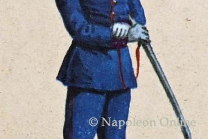 Landwehr 1868 - 1. Bataillon, Oberlieutenant