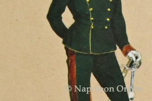 Kavallerie 1854 - 1. Chevaulegers-Regiment vacant Pappenheim, Oberlieutenant außer Dienst