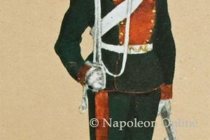 Kavallerie 1863 - 5. Chevaulegers-Regiment Leiningen, Soldat in Gala zu Fuß