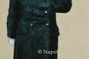 Kavallerie 1864 - Ulanen, Rittmeister im Mantel