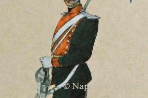 Kavallerie 1864 - Ulanen, Soldat in Gala-Uniform zu Pferd