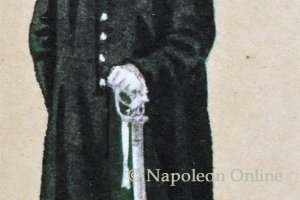 Kavallerie 1864 - Ulanen, Soldat im Mantel