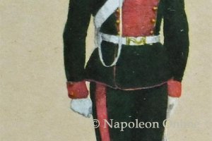 Kavallerie 1868 - 3. Chevaulegers-Regiment Herzog Maximilian, Soldat in Gala-Uniform zu Fuß