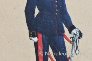 Artillerie 1848 - 3. Reitendes Regiment Königin Marie, Oberlieutenant außer Dienst