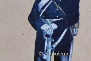 Artillerie 1848 - 3. Reitendes Regiment Königin Marie, Korporal in gewöhnlicher Dienstuniform