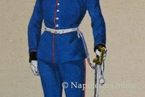 Generalquartiermeisterstab 1868 - Leutnant des Topographischen Büros