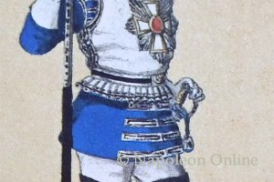 Leibgarde 1852 - Hartschiere, Soldat in Gala