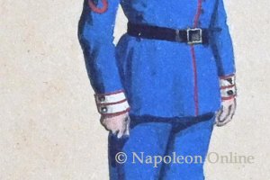 Sanitätswesen 1866 - Feldspital, Krankenwärter vom Leib-Regiment