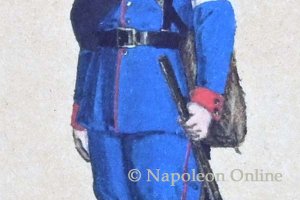 Sanitätswesen 1870 - Sanitäts-Kompanie, Soldat in Felduniform