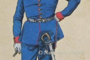 Militäradministration 1866 - Verpflegungs-Abteilung, Offizier