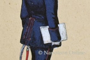 Militäradministration 1869 - Generalsekretär in Dienstuniform
