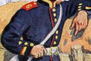 Preußen Artillerie 1870 - Unteroffizier einer Fußabteilung vom Schlesischen Feldartillerie-Regiment Nr. 6