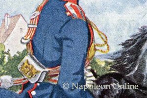 Baden Kavallerie 1866 - Offizier vom (1.) Leib-Dragoner-Regiment