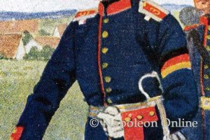 Baden Infanterie 1866 - Offizier vom 3. Infanterie-Regiment