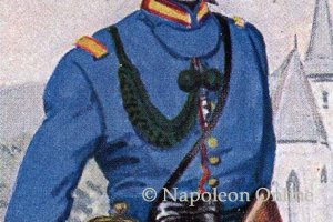 Bayern Infanterie 1866 - Unterlieutenant der Schützen vom Infanterie-Regiment Nr. 9