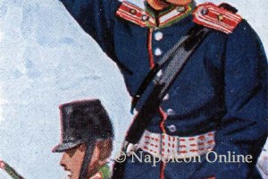 Hessen-Darmstadt Infanterie 1870 - Offizier vom 1. (Garde-) Jäger-Bataillon