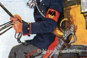 Preußen Verwaltung und Versorgung 1866 - Postillon der Feldpost