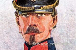 Frankfurt Infanterie 1866 - Füsilier-Offizier des Linien-Bataillons