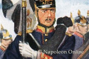 Preußen Infanterie 1870 - Fahnenträger vom 4. Niederschlesischen Infanterie-Regiment Nr. 51