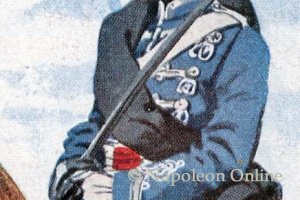 Hessen-Kassel Kavallerie 1866 - Unteroffizier des 1. (Leib-) Husaren-Regiments