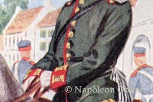 Preußen Generalstab 1870 - Oberjäger (Offizier) des Reitenden Feldjäger-Korps