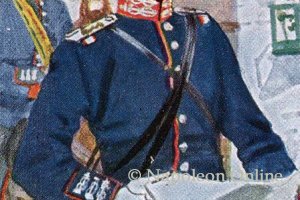 Mecklenburg-Schwerin Infanterie 1866 - Offizier des Grenadier-Garde-Bataillons