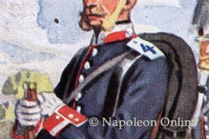 Mecklenburg-Schwerin Infanterie 1866 - Sergeant vom 4. Infanterie-Bataillon