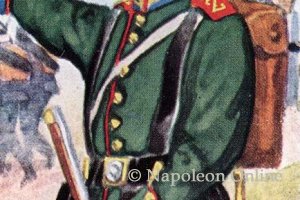 Preußen Generalstab 1866 - Infanterie-Stabswache vom II. Armeekorps