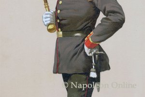 Preussen - Hoboist (Tambourmajor) des 1. Hannoverschen Infanterie-Regiment Nr. 74