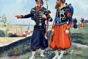 Jäger zu Fuß und Zouave