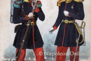 Linieninfanterie, Füsilier und Voltigeur-Offizier