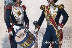 Kaisergarde - Grenadiere, Tambour und Tambour-Major