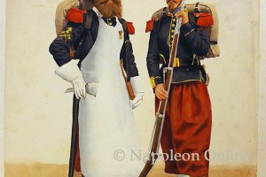 Infanterie - Linieninfanterie (Sappeur und Soldat einer Elitekompanie)