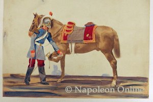 Maison Impériale - Cent-Gardes (Maréchal-ferrant, Sattel und Zaumzeug zur Großen Uniform)