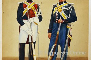 Gendarmerie (Gendarm zu Pferd und Departementgendarm zu Fuß)