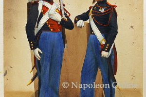 Garde von Paris (Gardist zu Fuß in Großer und Kleiner Uniform)