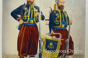Kaisergarde - Zouaves (Soldat und Hornist)