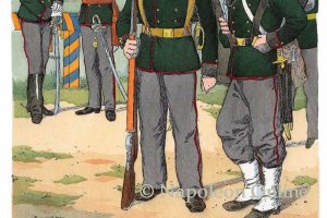 Nassau - Infanterie und Artillerie 1862-1866
