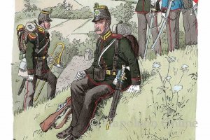 Sachsen - Jäger und Stab 1862-1867