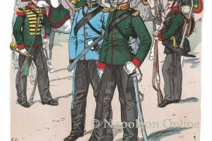 Sachsen - Artillerie, Train und Pioniere 1862-1867