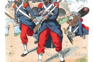 Frankreich - Kaisergarde Infanterie 1859 in Felduniform