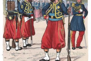 Frankreich - Kaisergarde Zouaven 1857