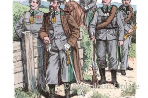 Österreich - Freiwilligenverbände 1866