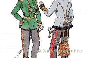 Österreich - Gendarmerie und Generalität 1855