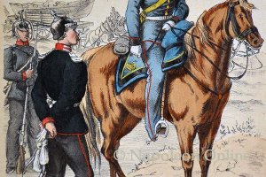 Pioniere und Train - Pionier-Soldat, Pionier-Offizier, Train-Offizier